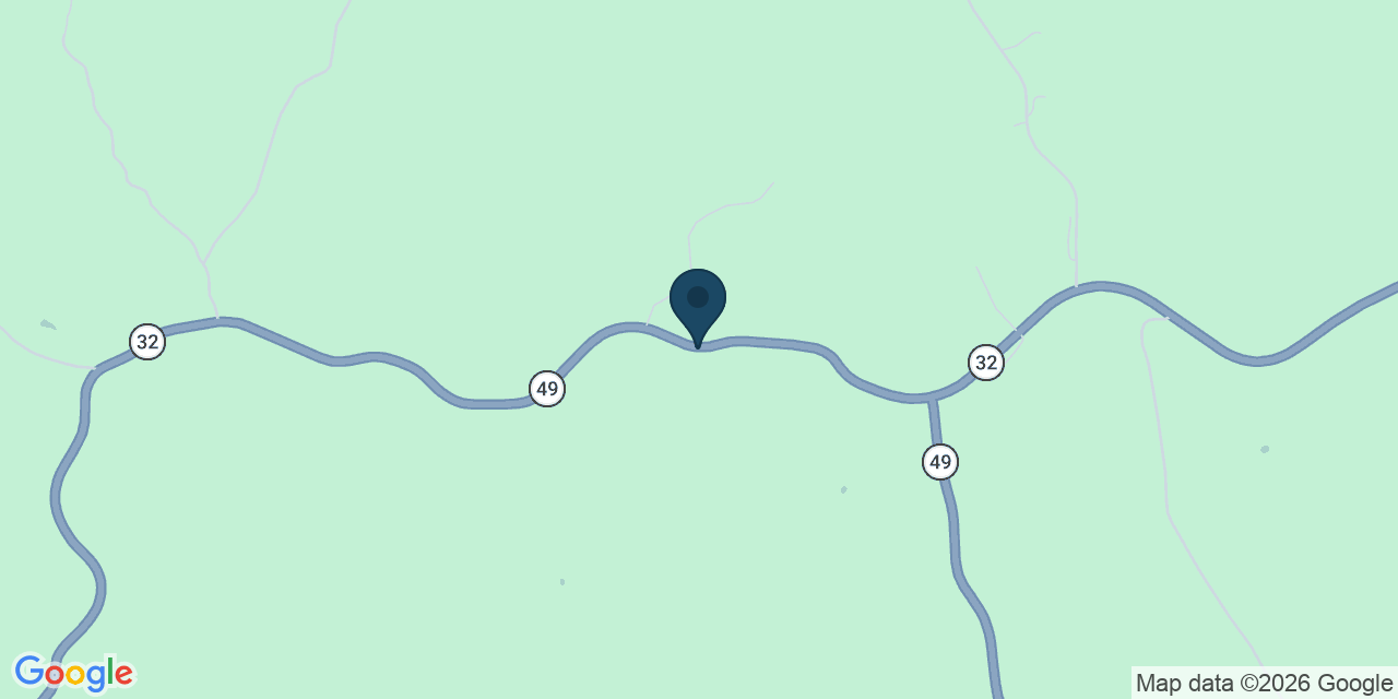 Map showing Bixby, Iron County, MO