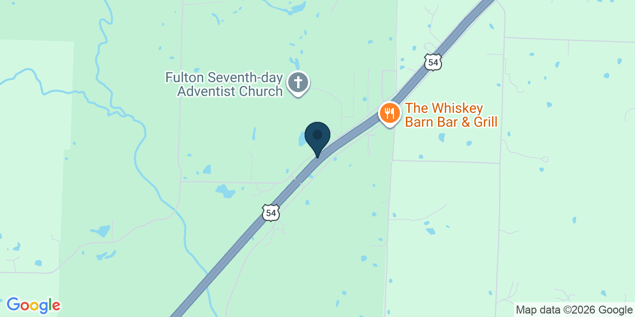 Map showing Mexico, Callaway County, MO