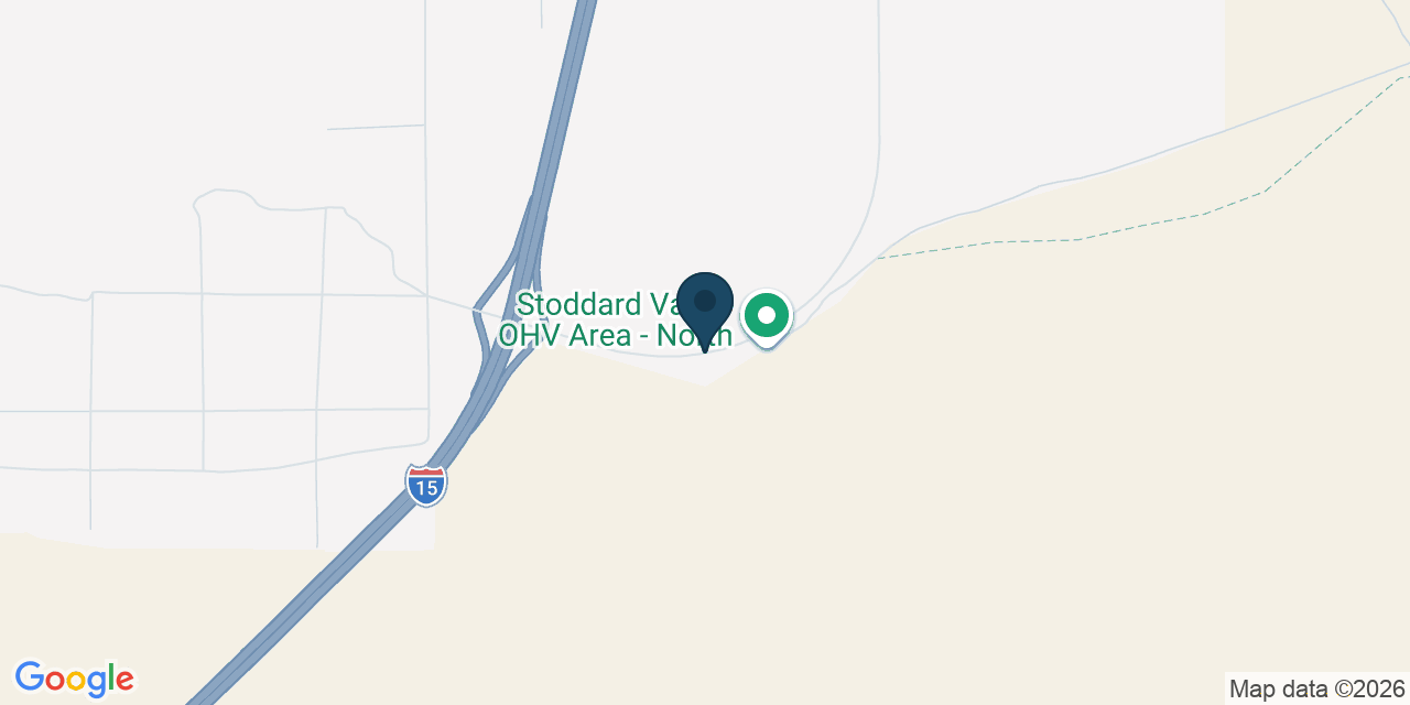 Map showing Barstow, San Bernardino County, CA