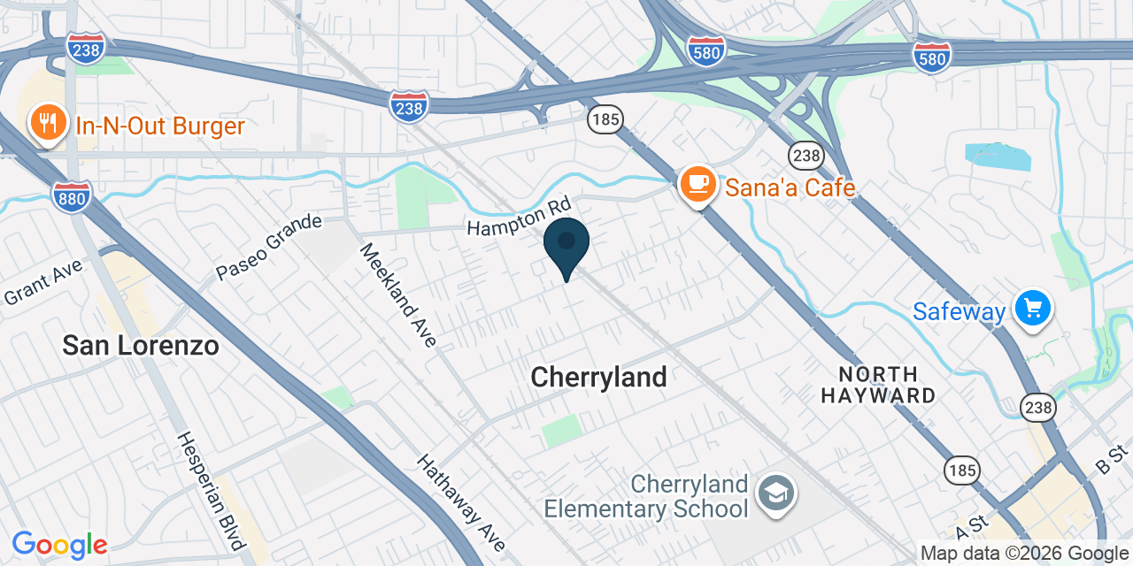 Injury Status Unclear in Cherryland Crash at Medford Avenue and Athens Court