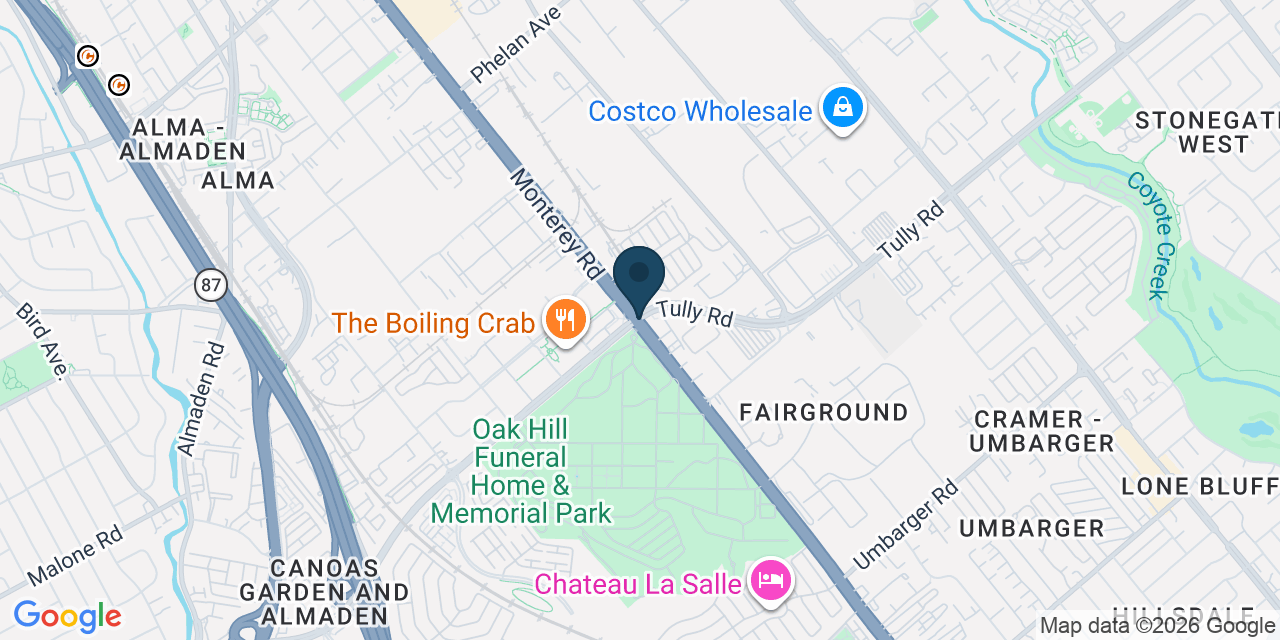 Map showing San Jose, Santa Clara County, CA
