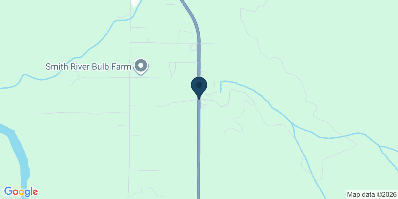 Map showing Smith River, Del Norte County, CA
