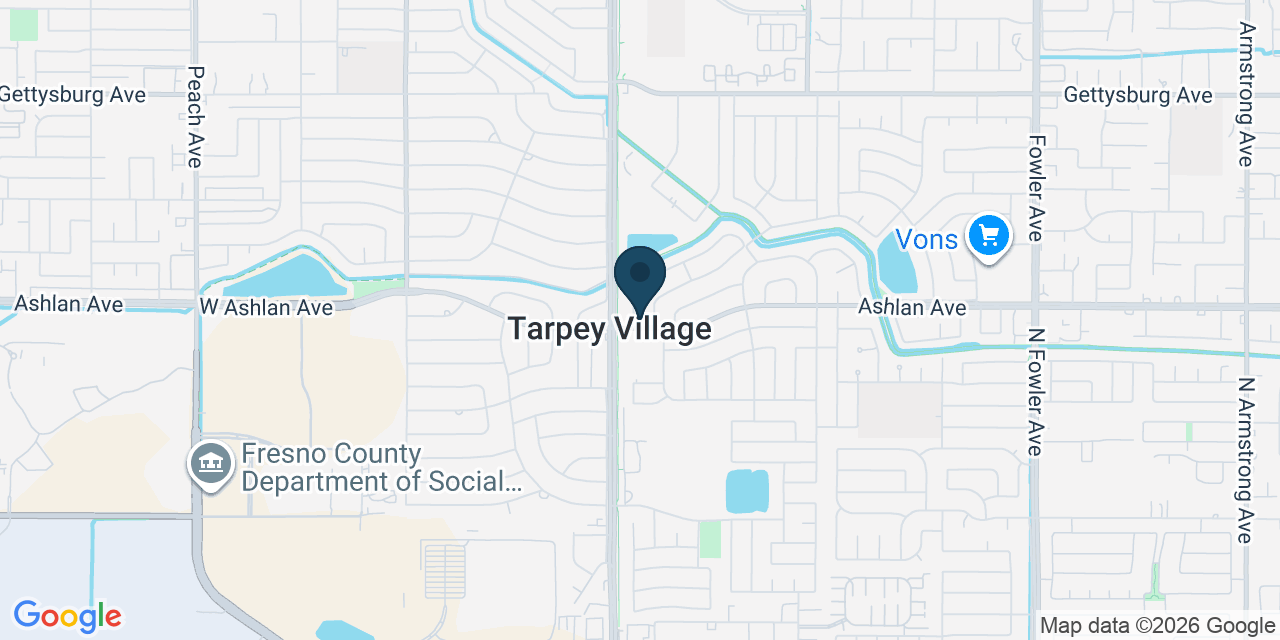 Map showing Fresno, Fresno County, CA