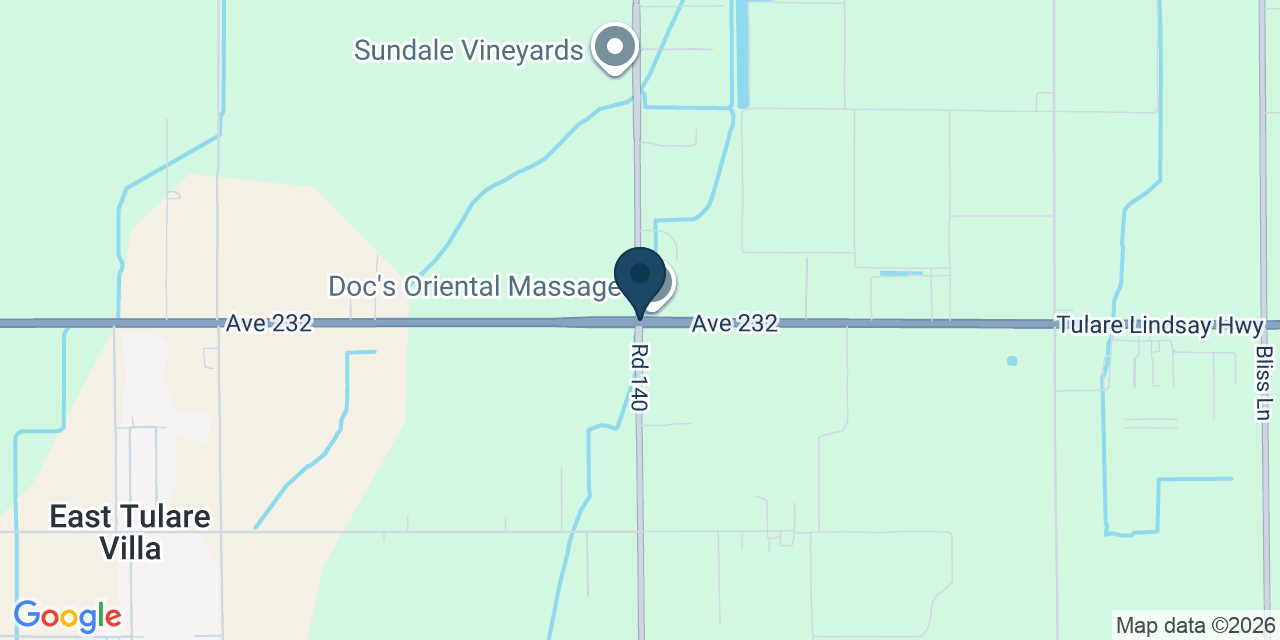 Map showing Tulare County, CA