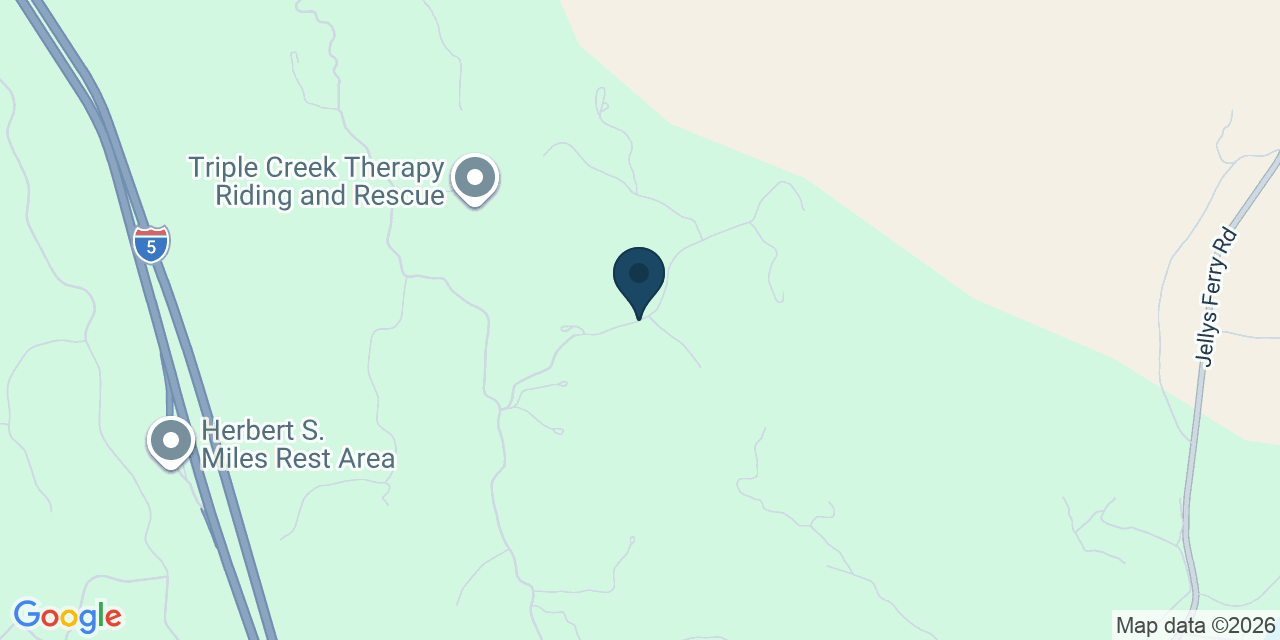Map showing Tehama County, CA