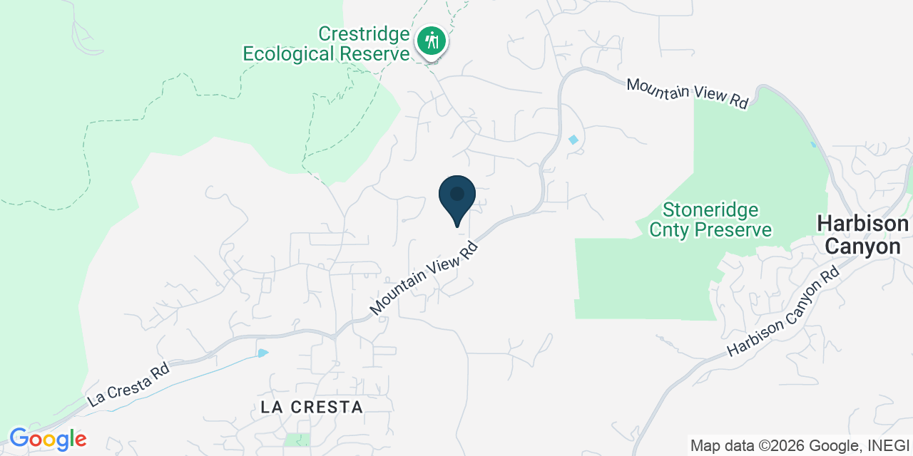 Map showing El Cajon, San Diego County, CA