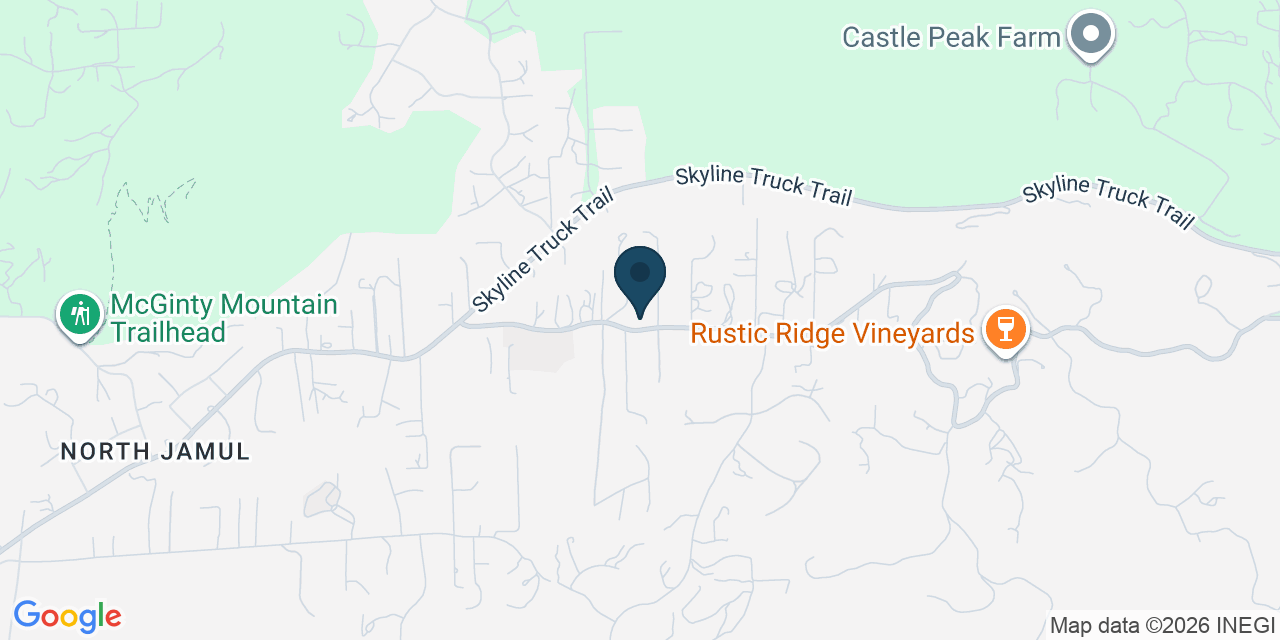 Map showing Jamul, San Diego County, CA