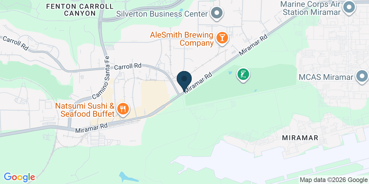 Map showing San Diego County, CA