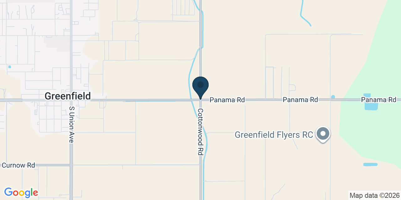 Map showing Kern County, CA