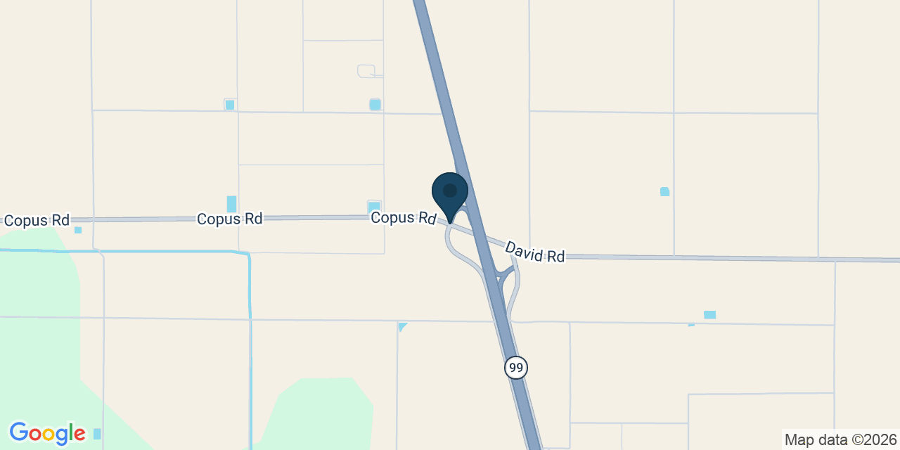 Map showing Kern County, CA