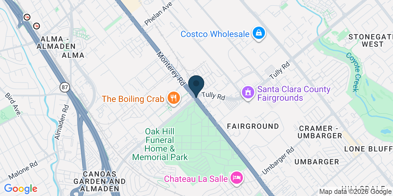 Map showing San Jose, Santa Clara County, CA
