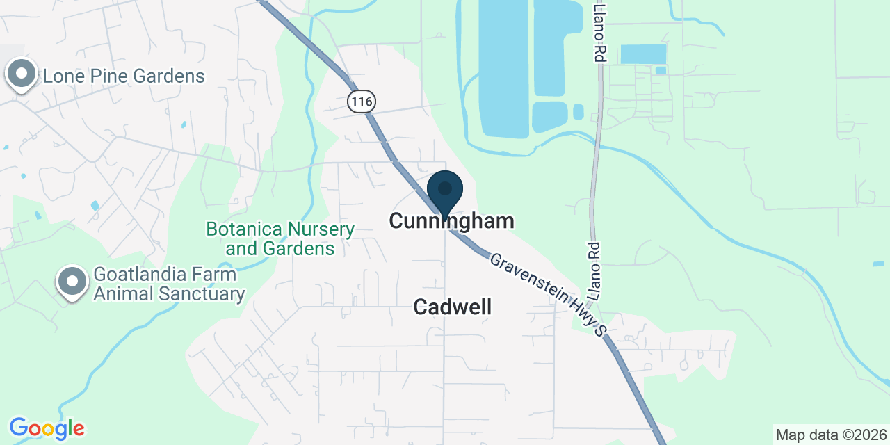 Map showing Sonoma County, CA