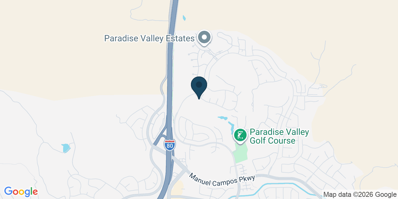 Map showing Fairfield, Solano County, CA