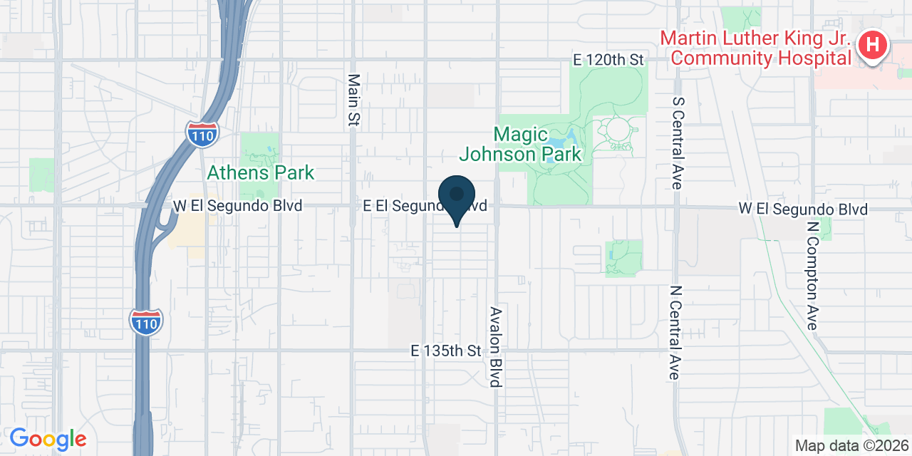 Map showing Los Angeles, Los Angeles County, CA