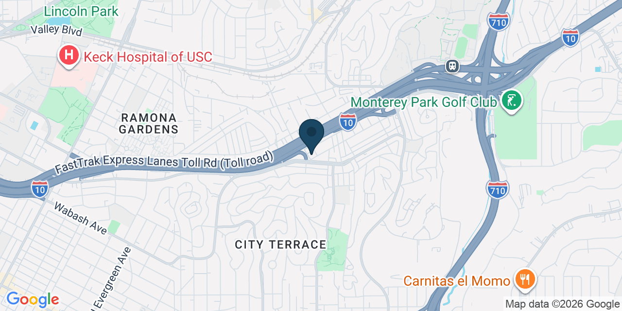 Map showing Los Angeles, Los Angeles County, CA