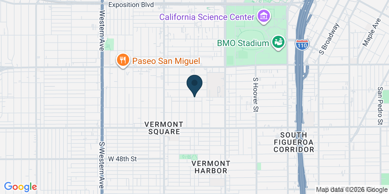 Map showing Los Angeles, Los Angeles County, CA