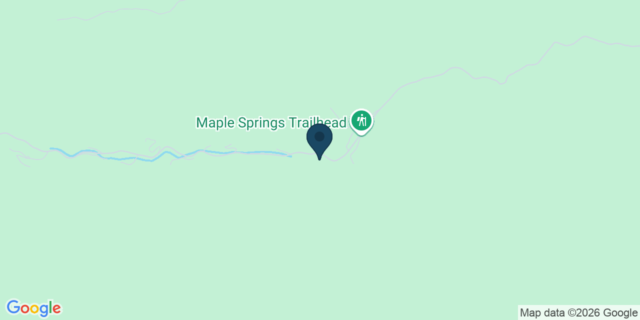 Map showing Silverado, Orange County, CA