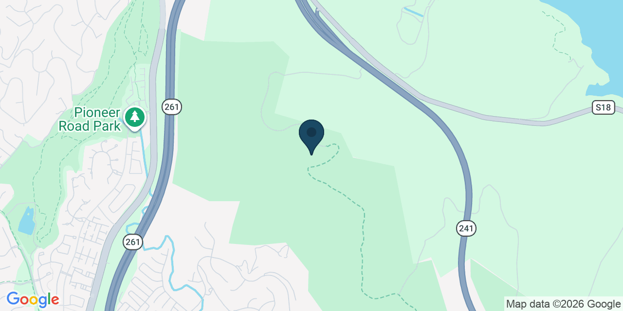 Map showing Silverado, Orange County, CA