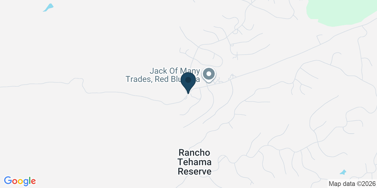 Map showing Rancho Tehama Reserve, Tehama County, CA
