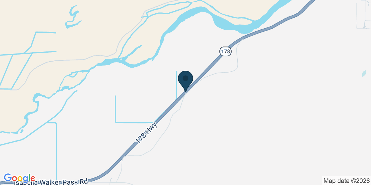 Map showing Onyx, Kern County, CA