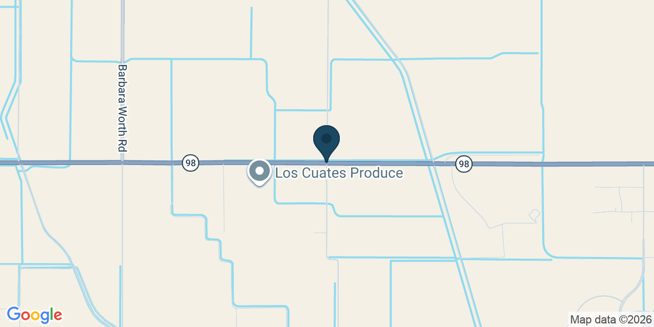 Map showing Imperial County, CA