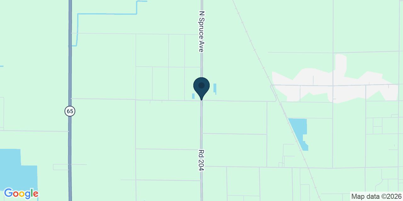 Map showing Tulare County, CA