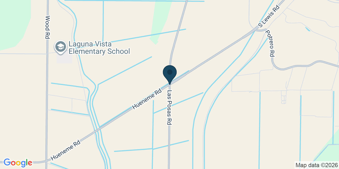 Map showing Ventura County, CA