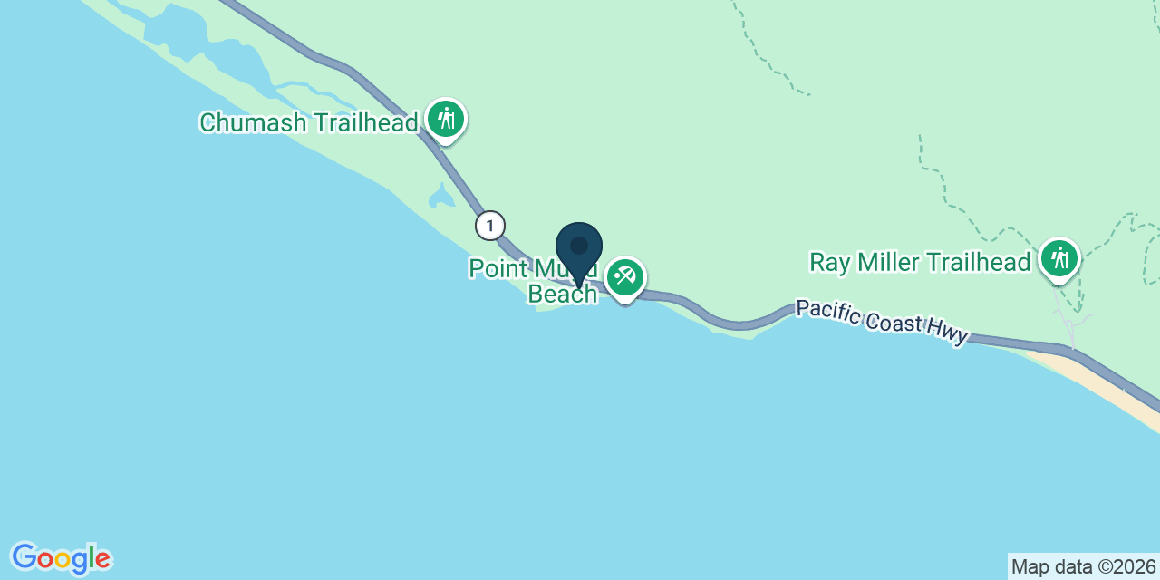 Map showing Ventura County, CA