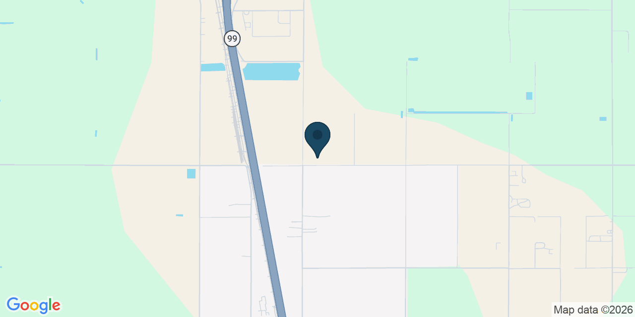 Map showing Pixley, Tulare County, CA