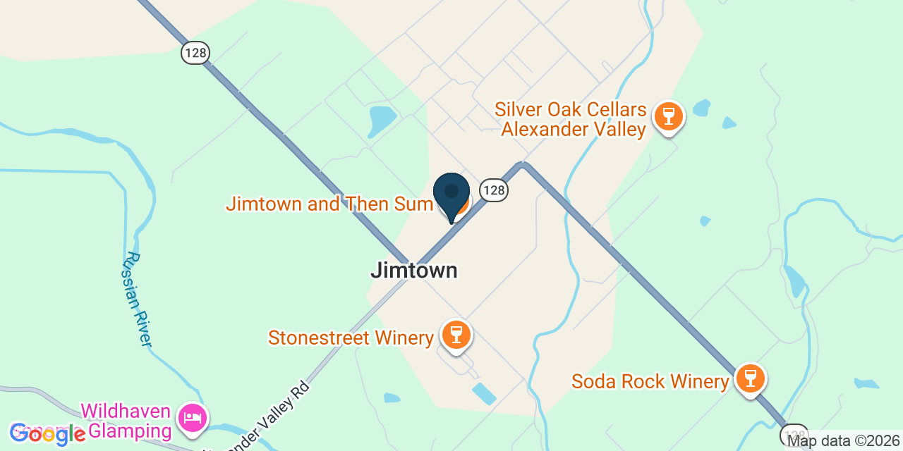 Map showing Healdsburg, Sonoma County, CA