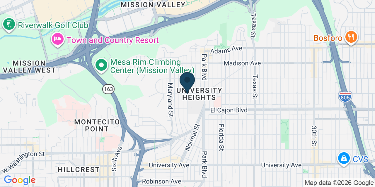 Map showing San Diego, San Diego County, CA