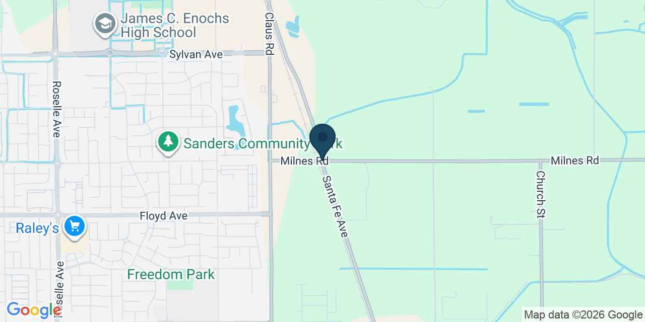 Map showing Stanislaus County, CA
