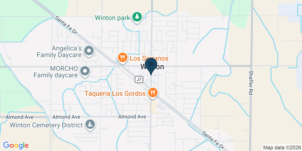 Map showing Merced County, CA