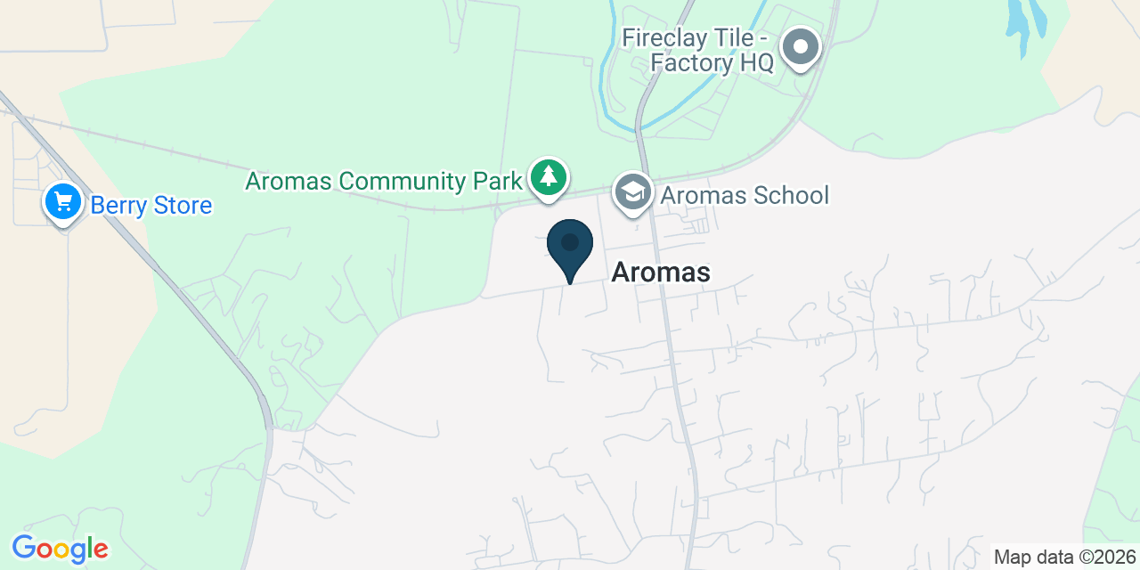 Map showing Aromas, Monterey County, CA