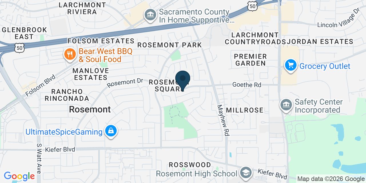 Map showing Sacramento, Sacramento County, CA