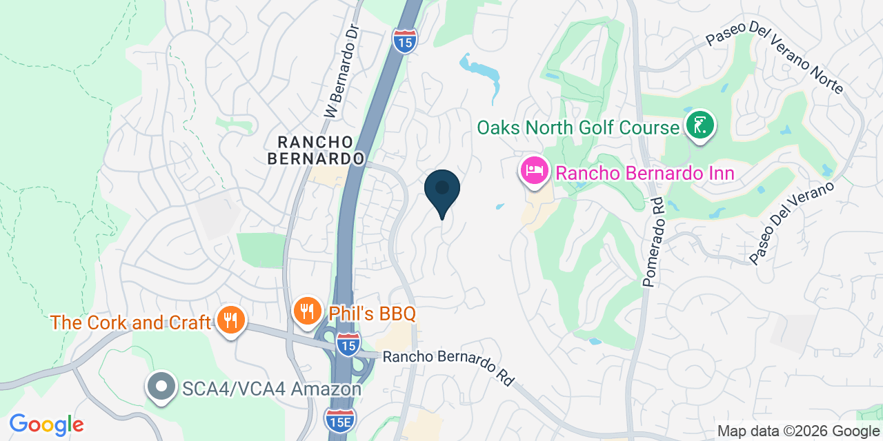 Map showing San Diego, San Diego County, CA