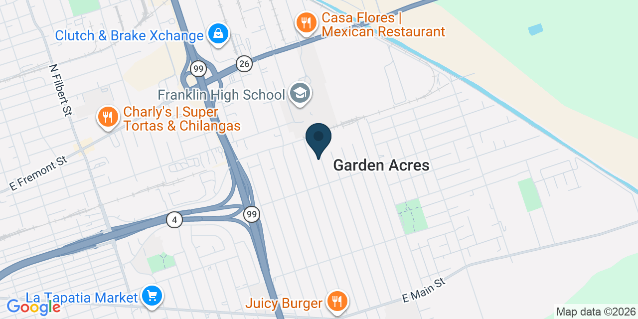 Map showing Stockton, San Joaquin County, CA