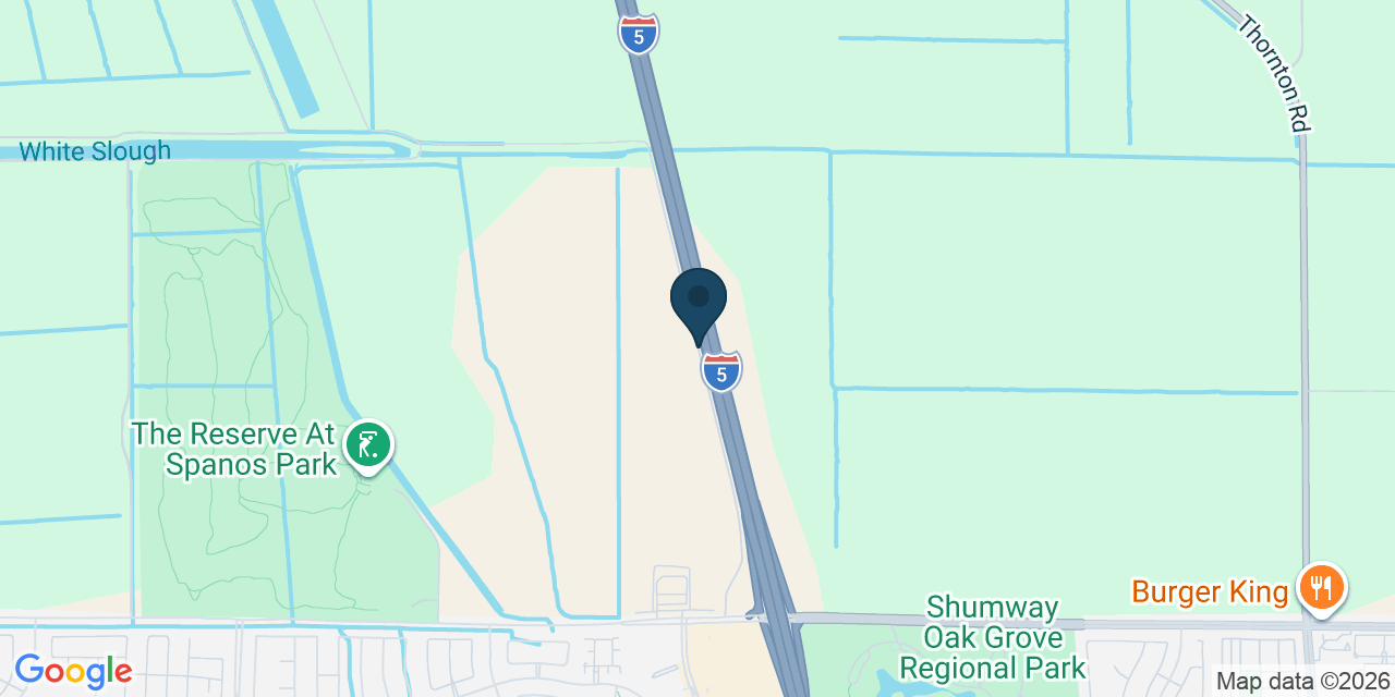 Map showing San Joaquin County, CA