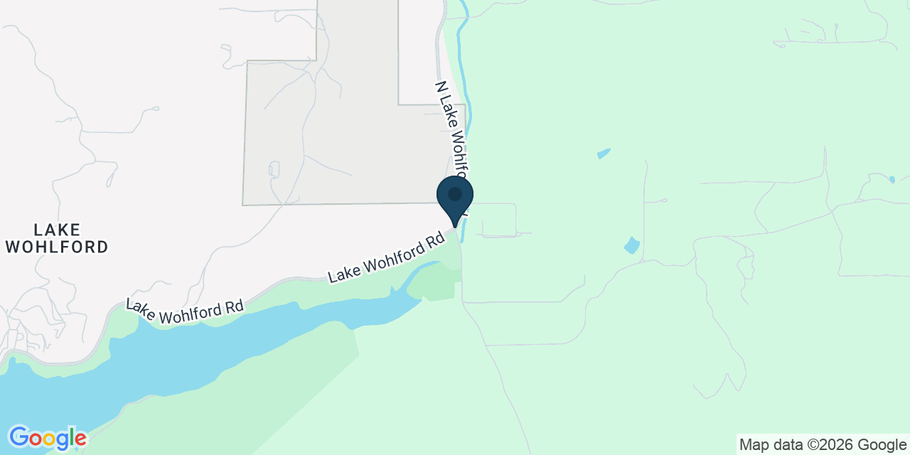 Map showing Lake Wohlford, San Diego County, CA
