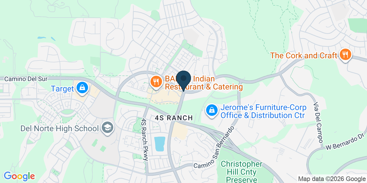 Map showing 4S Ranch, San Diego County, CA
