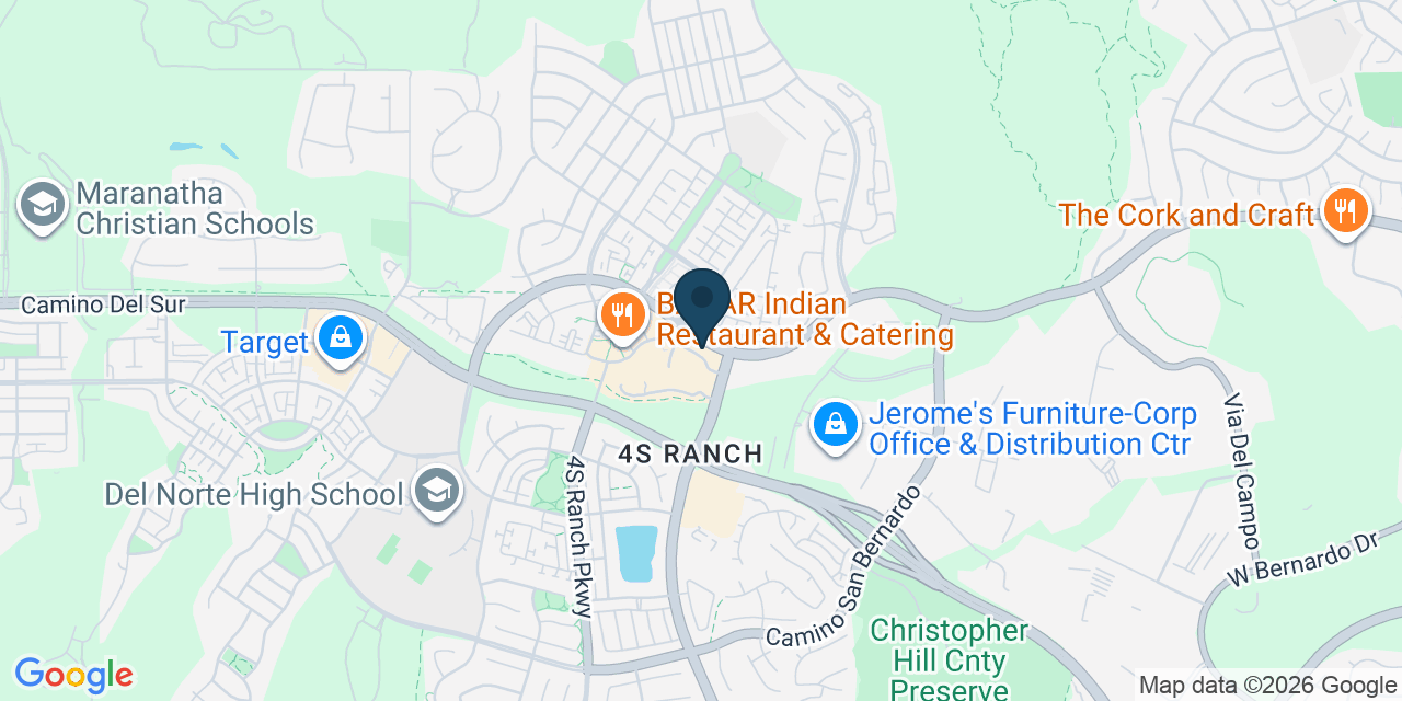 Map showing San Diego, San Diego County, CA
