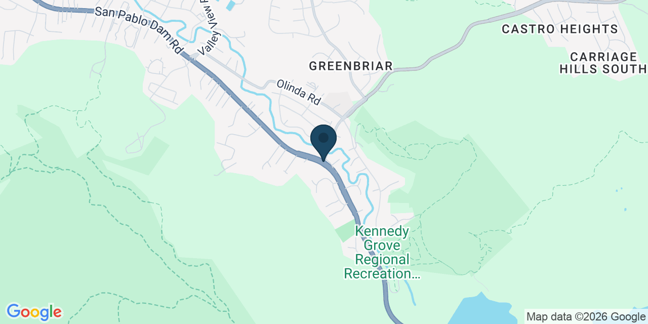 Map showing El Sobrante, Contra Costa County, CA