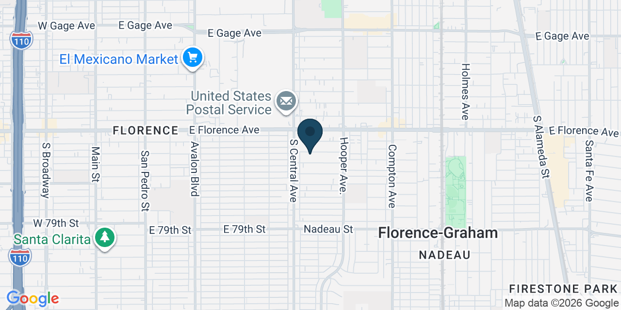 Map showing Los Angeles, Los Angeles County, CA