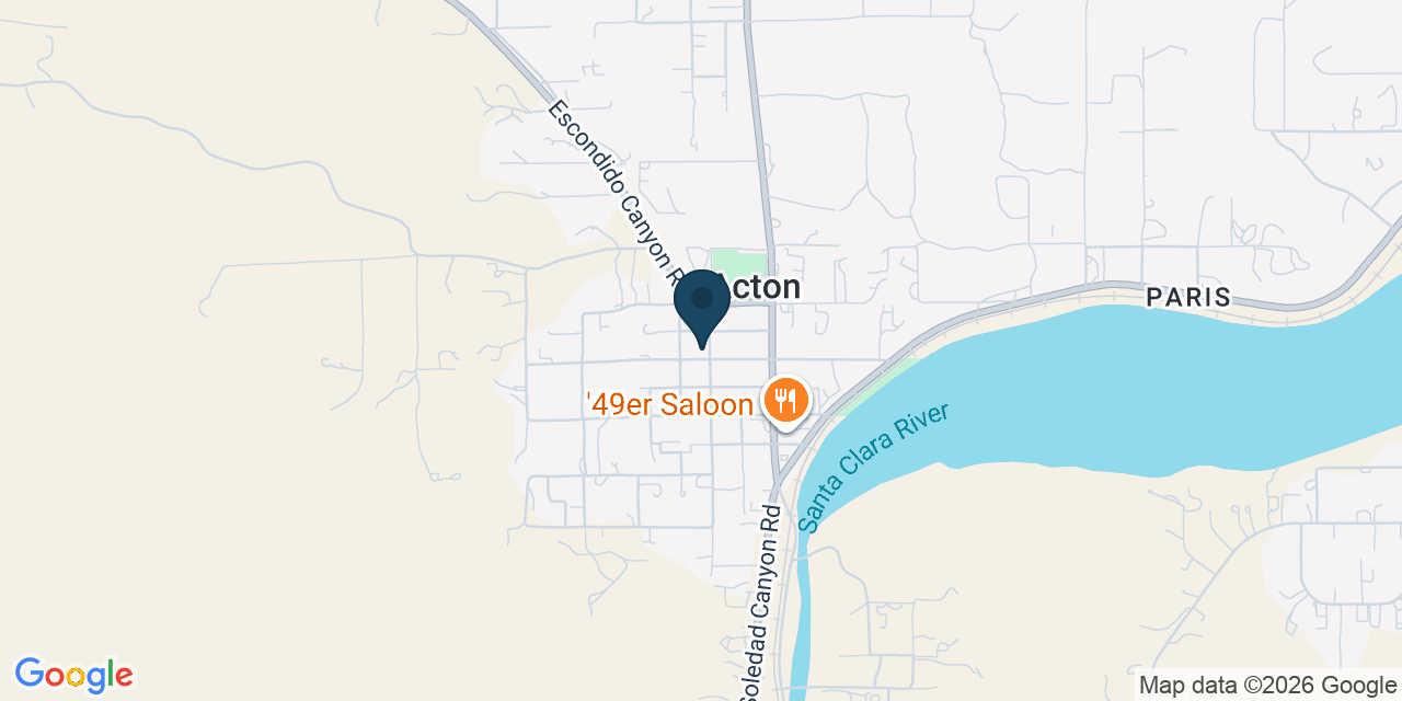 Map showing Acton, Los Angeles County, CA