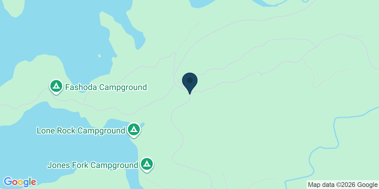 Map showing El Dorado County, CA