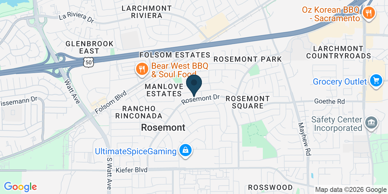 Map showing Sacramento, Sacramento County, CA