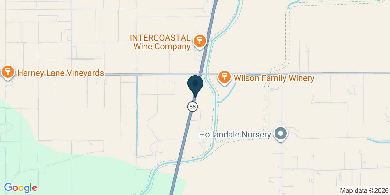 Map showing Lodi, San Joaquin County, CA