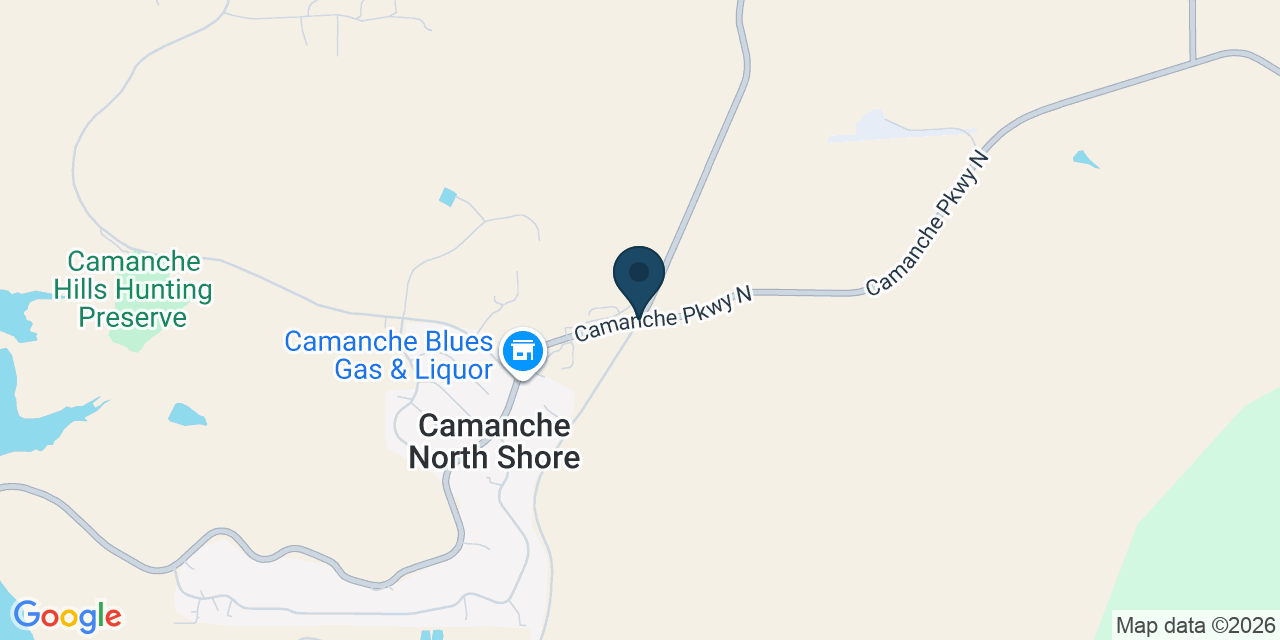 Map showing Camanche North Shore, Amador County, CA