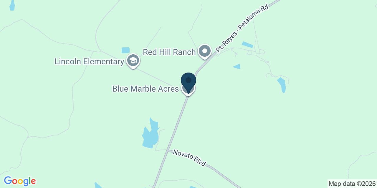 Map showing Marin County, CA