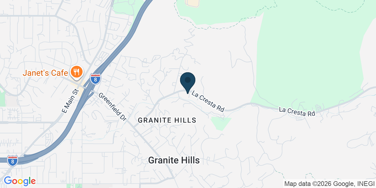 Map showing El Cajon, San Diego County, CA